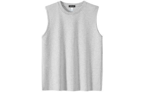 JEANSWEST Tank Tops Unisex Crew Neck Thin Straight Fit