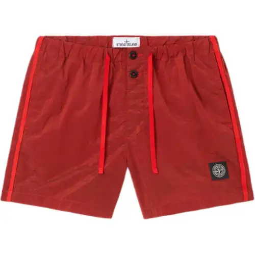 Stone Island side-stripe swim shorts