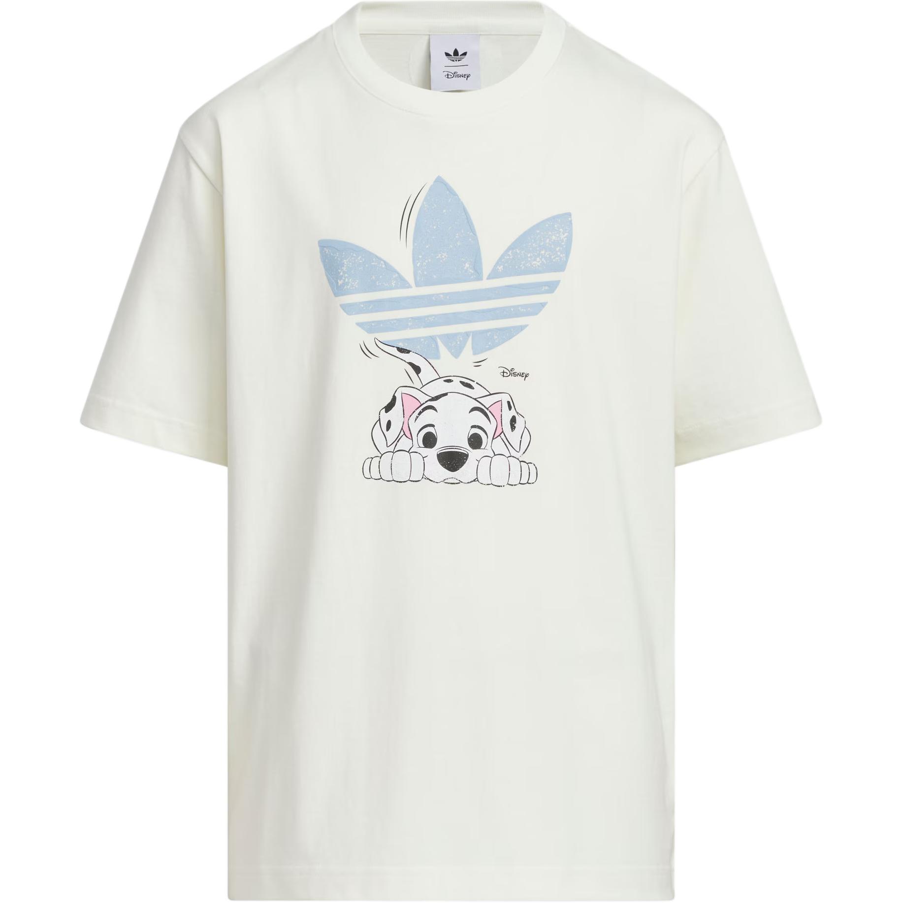 Футболка adidas originalsT SS25COLLABORATION Logo (бело-синяя)