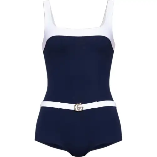 GUCCI Gg Plaque One Piece Swimsuit