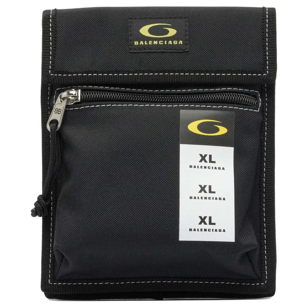 Balenciaga Explorer Nylon Crossbody Bags Unisex Black