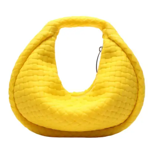 Bottega Veneta Rubber Handbag Women's Yellow