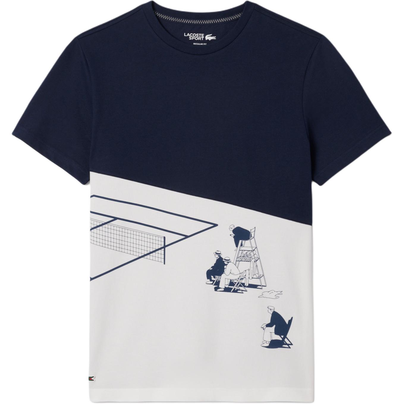 Мужская футболка LACOSTE (белая)