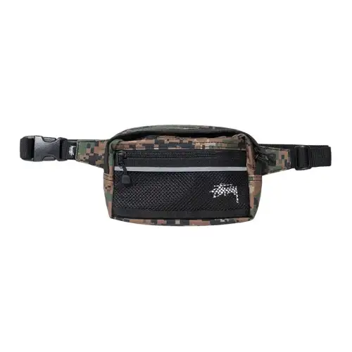 Stussy Fabric Crossbody Bag, Fanny Pack Unisex Camouflage