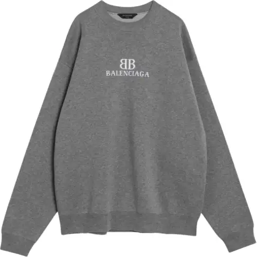 Balenciaga Bb Knitted Oversized Sweater