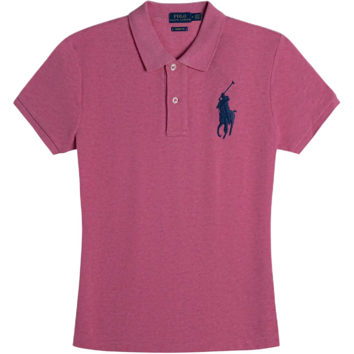 Polo Ralph Lauren Big Pony Polo Shirt Slim Fit Women's Pink