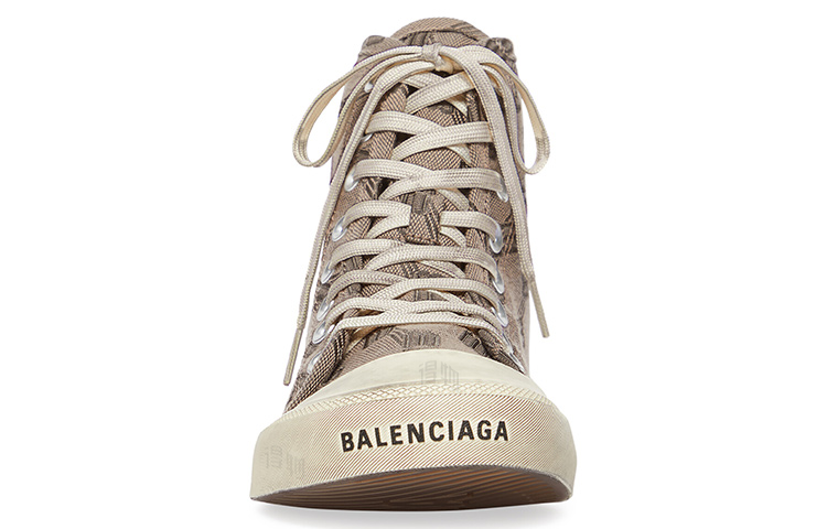 Купить кроссовки Balenciaga Paris High-Top Brown 688752W3RQ12298 в
