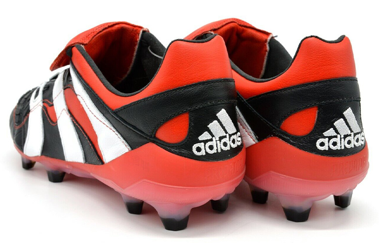 Футбольные бутсы adidas Predator Accelerator FG (черный / белый / красный) — Чёрный / белый / красный — фото 3