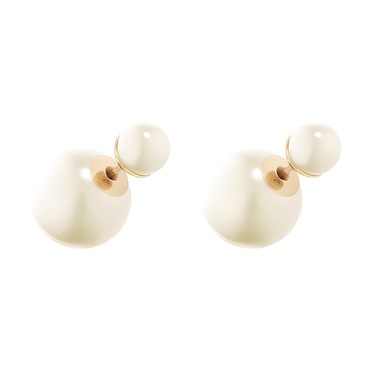DIOR Dior Tribales Pearl Earrings Women's White