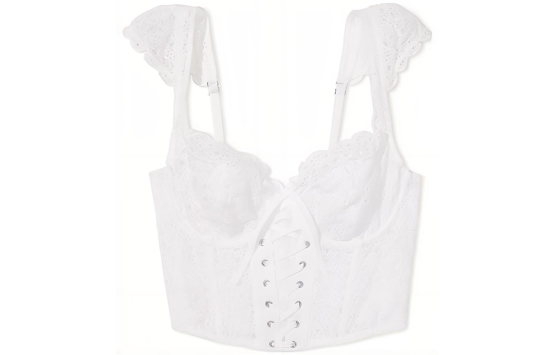 Victoria's Secret Victoria's Secret Petal Trimmed Hollow Ultra Thin Unpadded Bra Women's