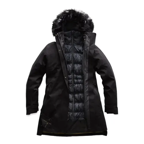 THE NORTH FACE Jackets Women's Black Hooded Moderate Other