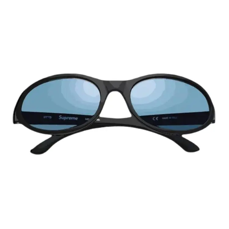 Supreme Metal Irregular Shape Sunglasses Unisex Black/Purple/Black White/Camouflage