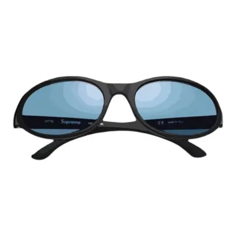 Supreme Metal Irregular Shape Sunglasses Unisex Black/Purple/Black White/Camouflage
