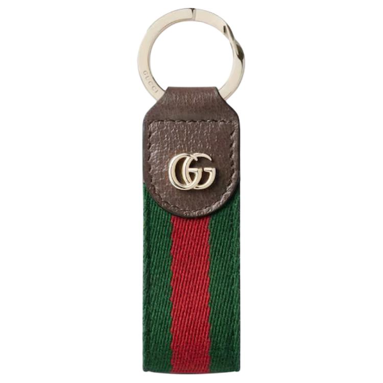 Женский брелок Gucci Ophidia (зелено-красный)