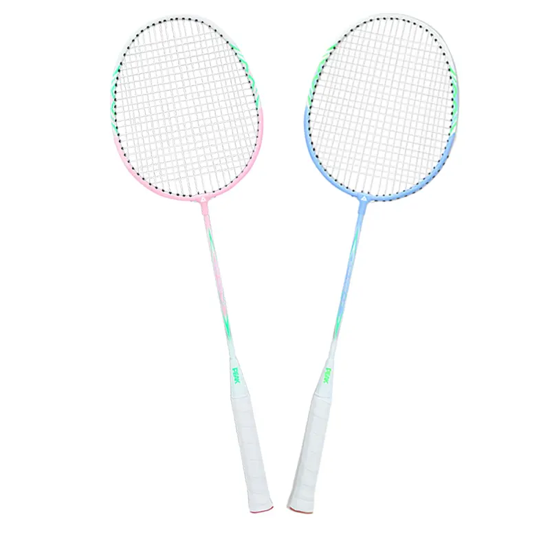 Peak ferroalloy badminton racket, couple besties, double racket, stringed, training-resistant ball control type (both defensive and defensive), entry-level 675mm 3UG5