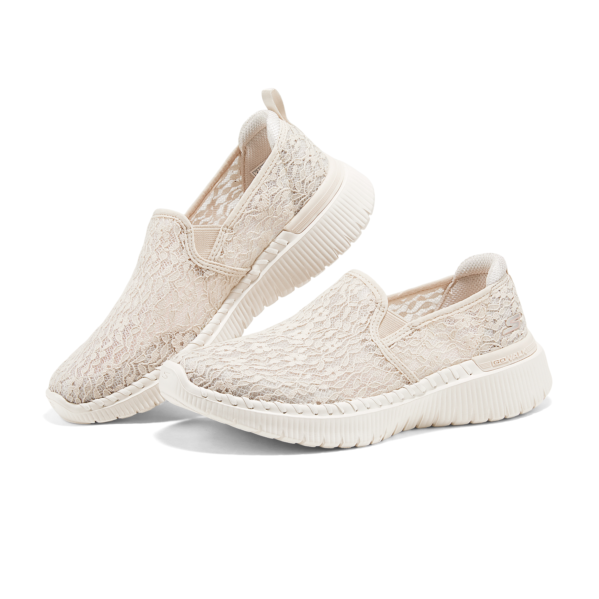Skechers Abrasion Resistant Breathable Low top Casual Shoes Women’s Beige