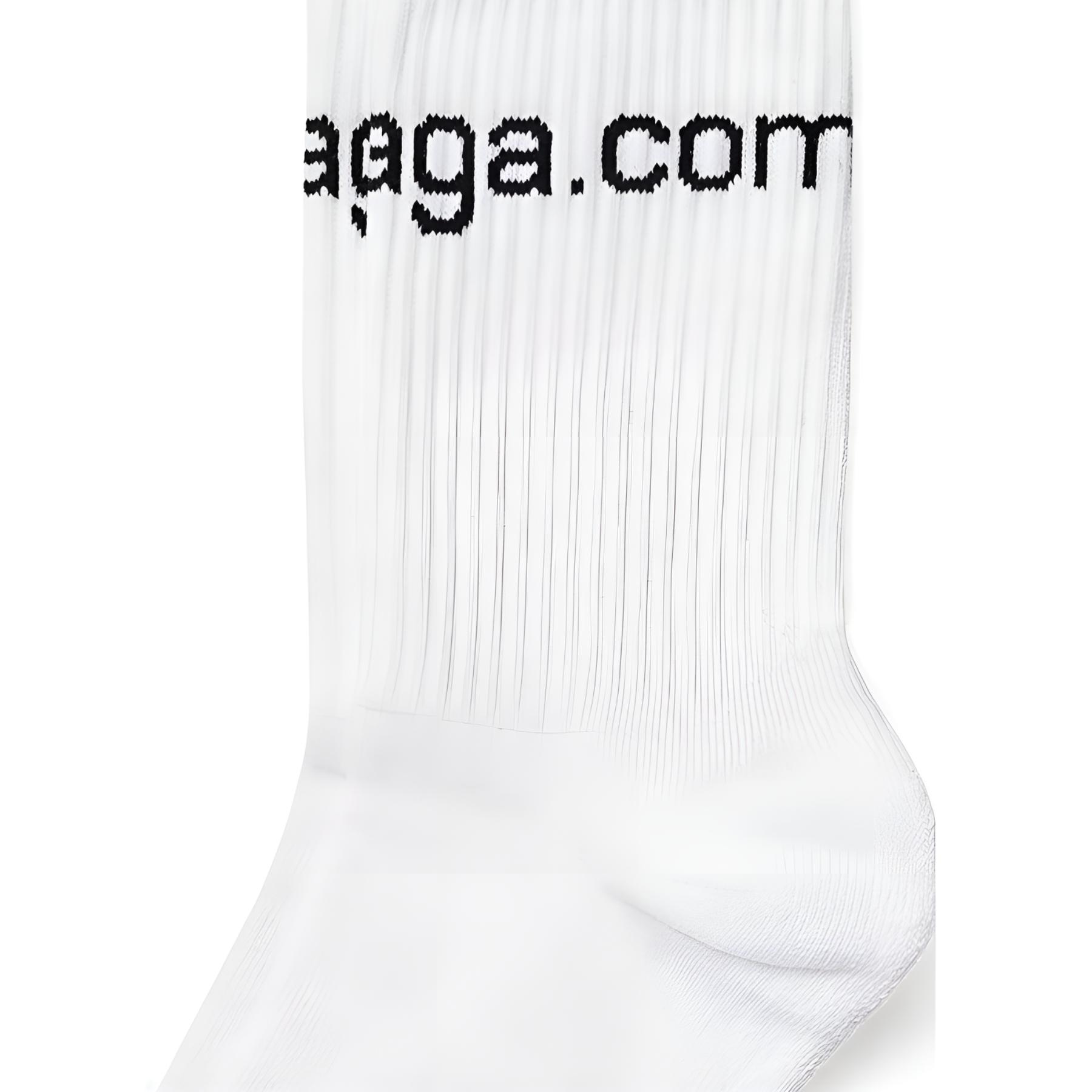 Balenciaga Bal.com Knee High Socks Men’s White