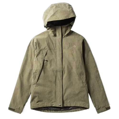 THE NORTH FACE Jackets Women's Green Hooded Moderate Hard Shell
