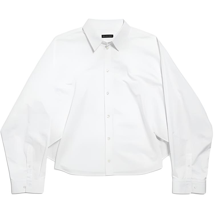Женская рубашка Balenciaga (белая)