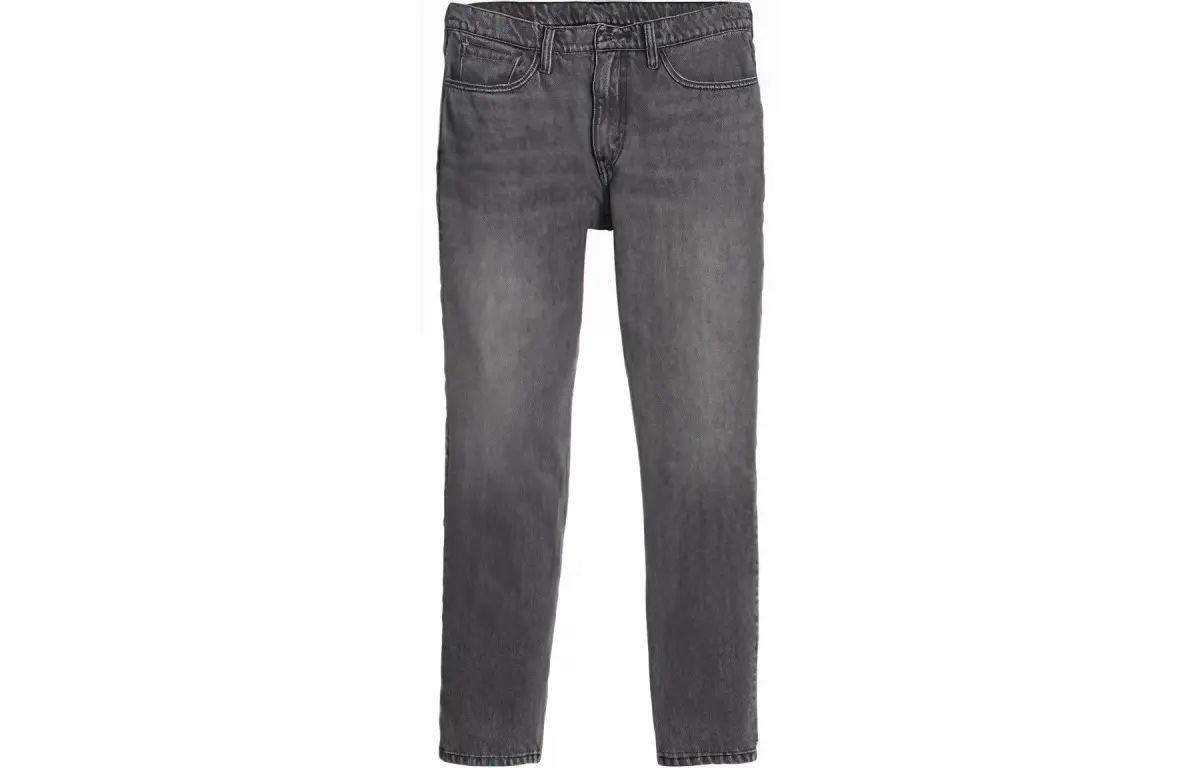 Levi's Jeans Men's Black Gray Color Moderate Straight Fit Pants