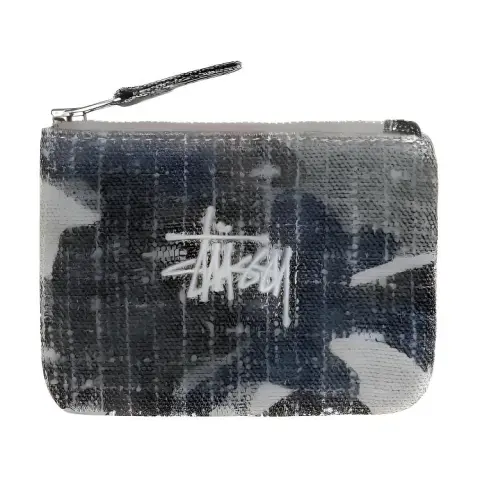 Stussy Cotton And Canvas Coin Purse Unisex Camouflage