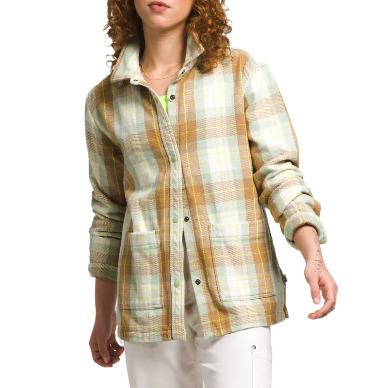 THE NORTH FACE Shirts Women's Beige Brown Lapel Moderate