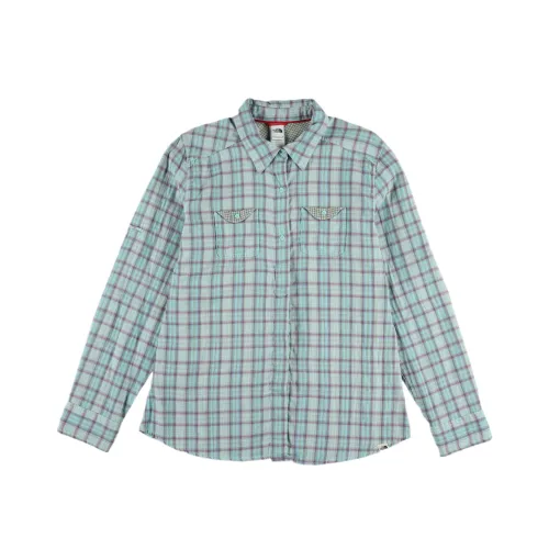 THE NORTH FACE Shirts Women's Light Blue Lapel Moderate Other