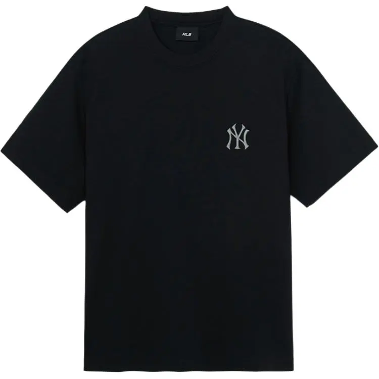 MLB T-Shirts Unisex Black Crew Neck