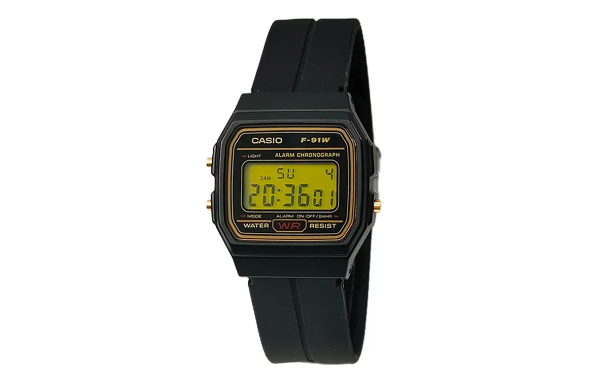 CASIO Custom Collection Quartz Movement Silicone Strap Watch Men's Watches Black Dial
