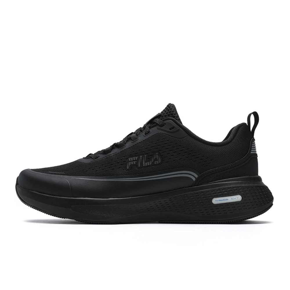 FILA BOA NUVOLE RUN 3+ Textile, Synthetic Leather Low top Running Shoes Men's Black