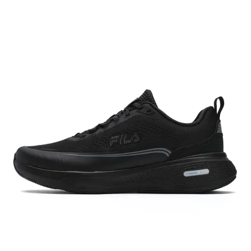 FILA BOA NUVOLE RUN 3+ Textile, Synthetic Leather Low top Running Shoes Men's Black