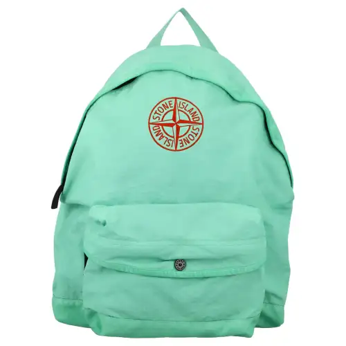 STONE ISLAND Compass Embroidered Zipped Backpack