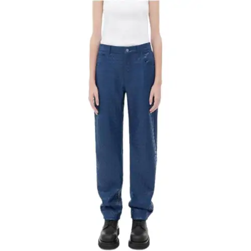 Bottega Veneta Casual Pants Women's Blue