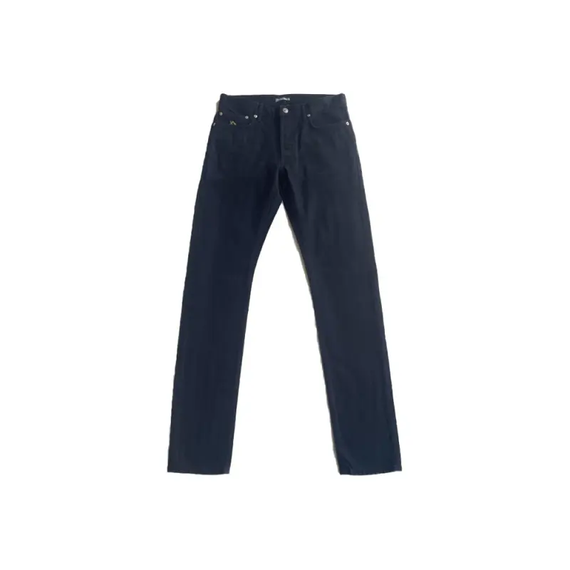 DIOR Jeans Men's Black Moderate Straight Fit Pants