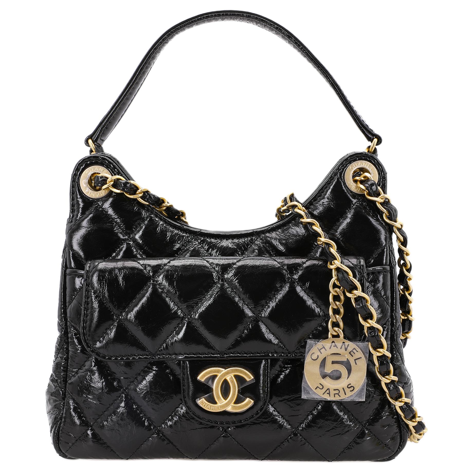 Женская сумка Chanel CHANEL (черная)