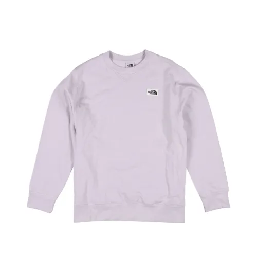 THE NORTH FACE T Shirts Women's Light Purple Crew Neck Moderate