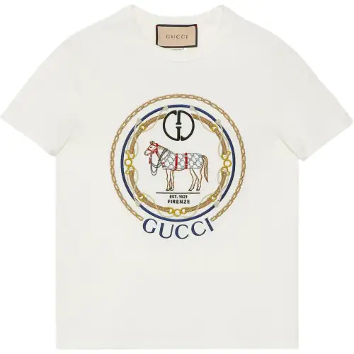Gucci Cotton jersey T-shirt with Interlocking G