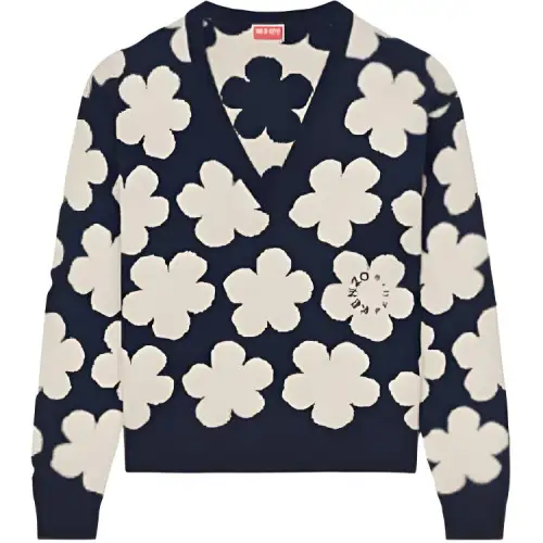 KENZO X Nigo Western Flower FW22 Polo Shirt Men's Black