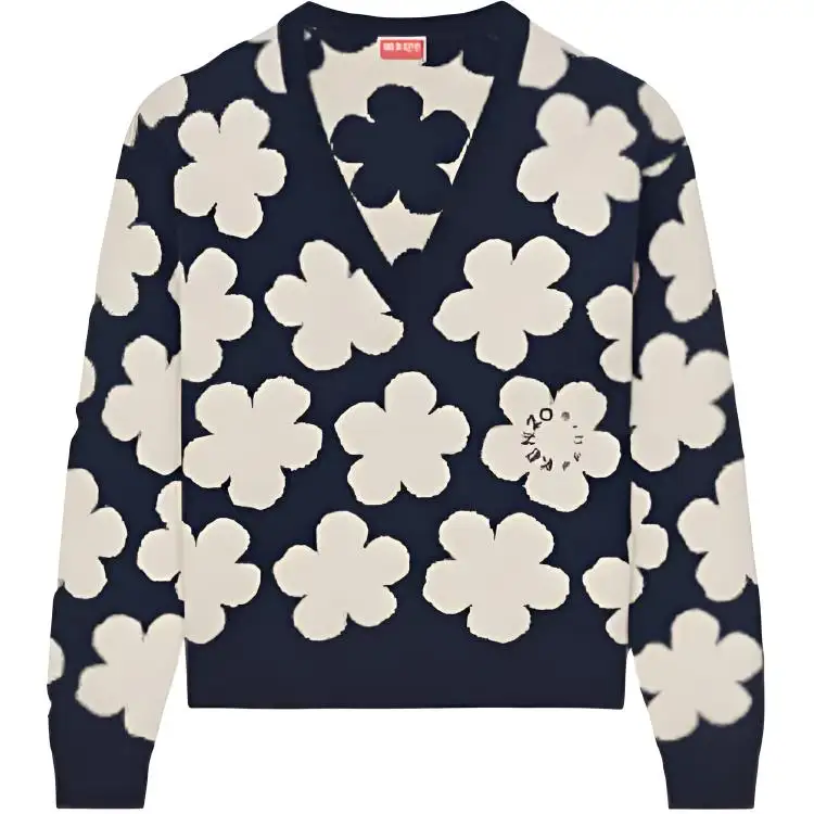 KENZO X Nigo Western Flower FW22 Polo Shirt Men's Black