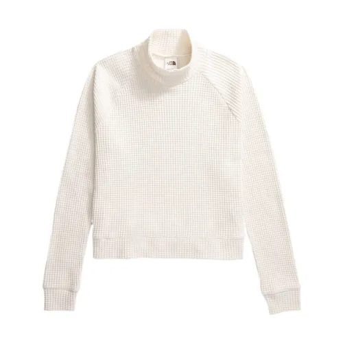 THE NORTH FACE Sweaters Women's White Stand Collar Moderate Other