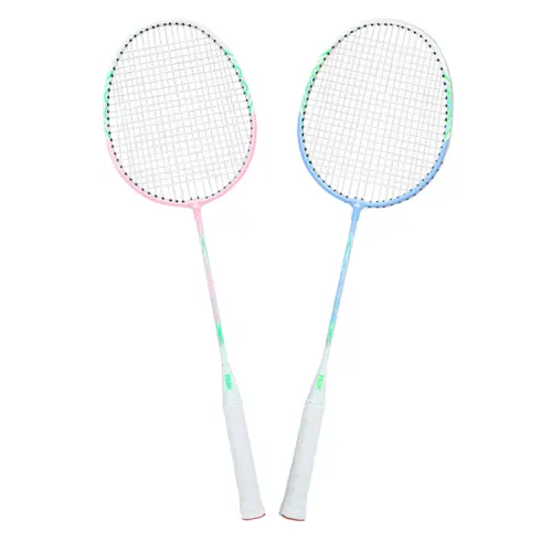 Peak badminton racket, durable, ultra-light, stringed, ball-control type (both defensive), entry-level 665mm 1UG2 double racket