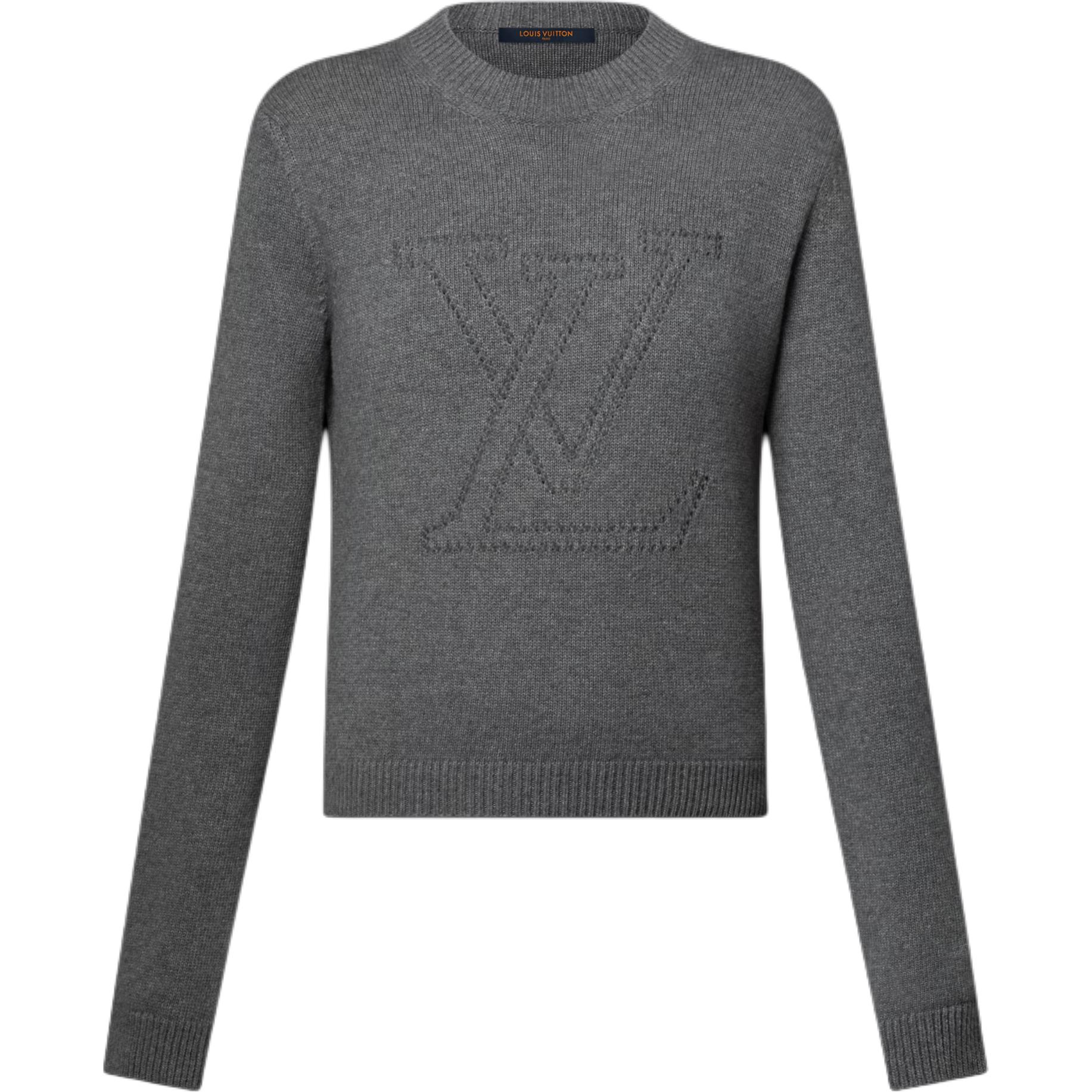 LOUIS VUITTON Embroidered Signature Pullover
