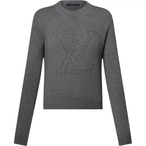 LOUIS VUITTON Embroidered Signature Pullover