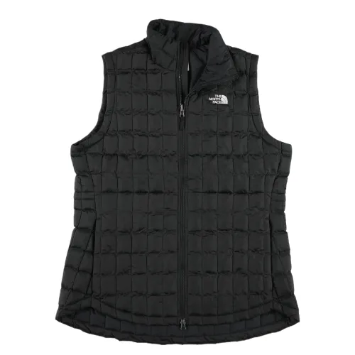 THE NORTH FACE Vests Women's Black Stand Collar Moderate Other