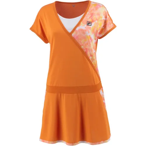 FILA Tennis Tops Women's Orange Crew Neck Moderate
