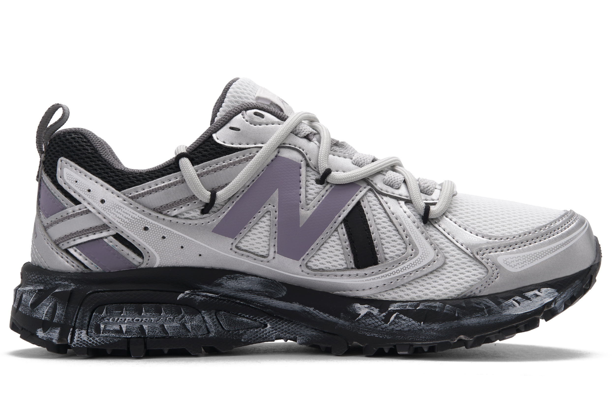 New Balance NB 410 V5 Low top Running Shoes Unisex Purple Gray Silver