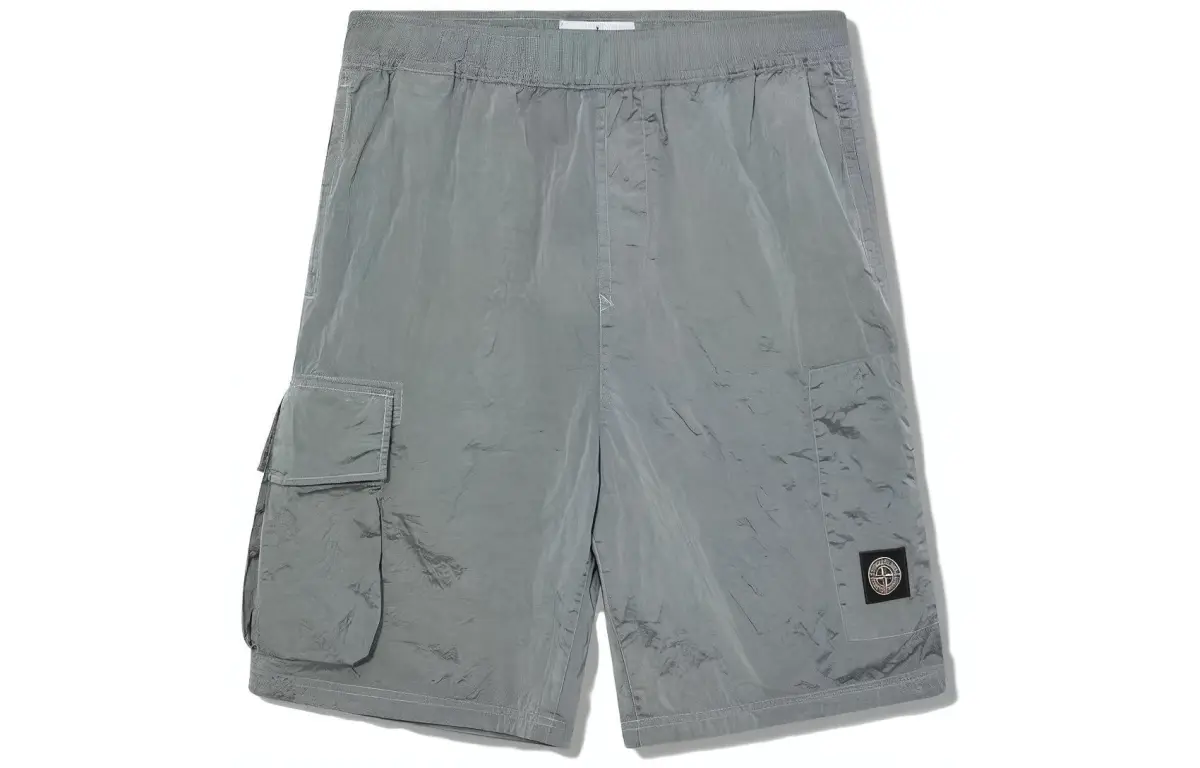 STONE ISLAND SS23 Casual Shorts Men's Haze Blue