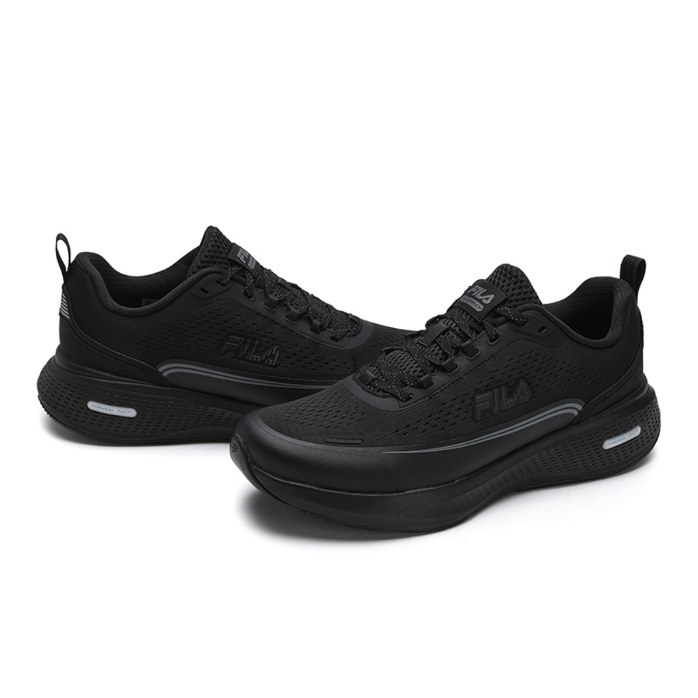 FILA BOA NUVOLE RUN 3+ Textile, Synthetic Leather Low top Running Shoes Men’s Black