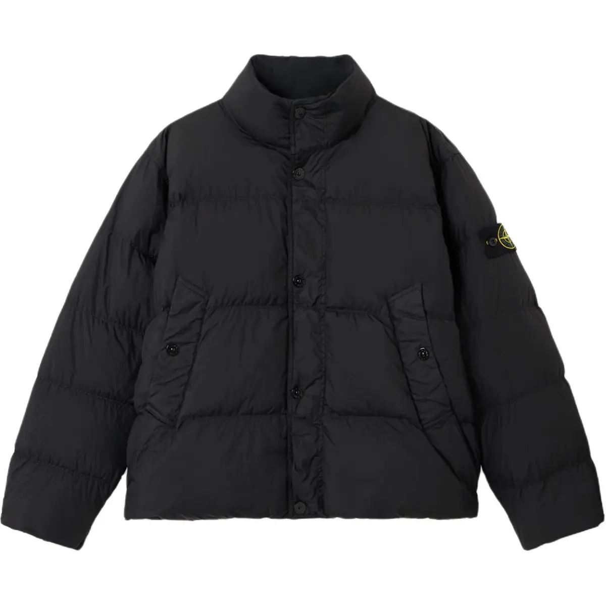 STONE ISLAND Down Jacket Unisex Black