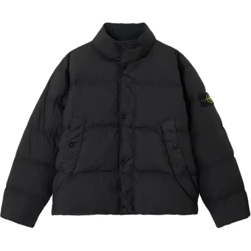 STONE ISLAND Down Jacket Unisex Black